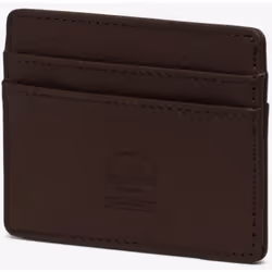 Herschel Charlie Étui pour cartes Marron Cuir végan
