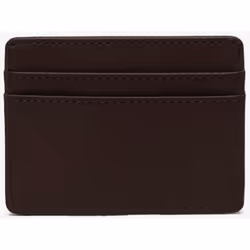 Herschel Charlie Étui pour cartes Marron Cuir végan