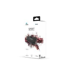 Cardo Spirit Duo interphone pour moto 2 canaux 400 m Noir