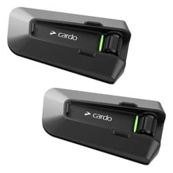 Cardo PT200101 interphone pour moto 2 canaux 1600 m Noir