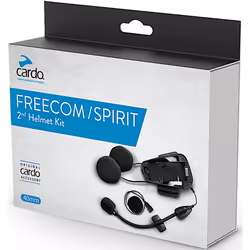 Cardo Freecom/Spirit HD Deuxième jeu d’extension de casque, noir pour Hommes