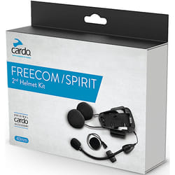 Cardo Freecom/Spirit HD Deuxième jeu d’extension de casque, noir pour Hommes