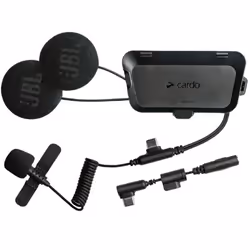 Système de Communication - Cardo - PACKTALK Outdoor - Son JBL - Installation Facile - Universel
