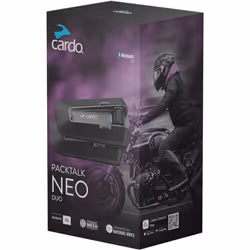 Cardo Packtalk Neo Double Pack du système de communication, noir pour Hommes