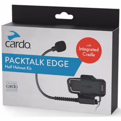 Cardo Packtalk Edge Jeu d’extension Casque/Demi-casque, noir pour Hommes