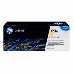 HP 123A Yellow Original LaserJet Toner Cartridge, 2000 pages, Jaune, 1 pièce(s)