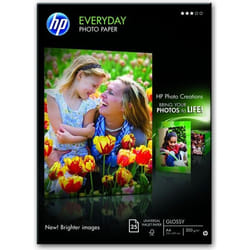 HP Papier photo brillant Everyday - 25 feuilles/A4/210 x 297 mm