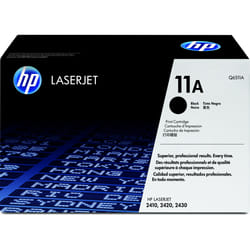 HP 11A Black Original LaserJet Toner Cartridge Cartouche de toner 1 pièce(s) Noir