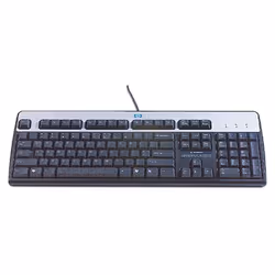 HP USB Standard Keyboard, Taille réelle (100 %), Avec fil, USB