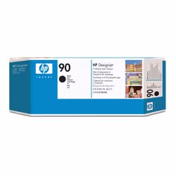 HP 90 tête d'impression et dispositif de nettoyage de tête d'impression DesignJet noire, HP DesignJet 4000/4500 Printer serie ...