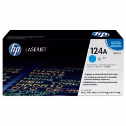 HP 124A toner LaserJet cyan authentique, 2000 pages, Cyan, 1 pièce(s)