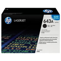 HP 643A toner LaserJet noir authentique