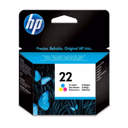 HP 22 cartouche d'encre trois couleurs authentique, Rendement standard, Cyan, Magenta, Jaune, Encre à colorant, 5 ml, 1 pièce ...