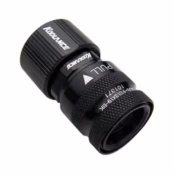Koolance QD3, Laiton, Chrome, Acier inoxydable, Noir, 19 mm, 13 mm, 100 g