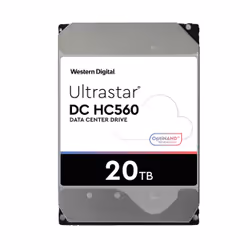 Western Digital Ultrastar DC HC560 disque dur 20 To 7200 tr/min 512 Mo 3.5" SAS / Serial ATA II
