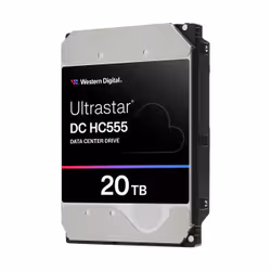 Western Digital Ultrastar DC HC555, 20 To, 7200 tr/min, 512 Mo, 3.5", SAS3
