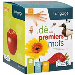 Jeu éducatif pour enfants de 6 mois à 2 ans - Placote - Le dé des premiers mots - 60 photographies