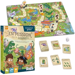 Jeu de société - PLACOTE - En mission chez les dinosaures - Multi-color - 2 joueurs ou plus - 4 ans et plus