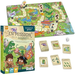 Jeu de société - PLACOTE - En mission chez les dinosaures - Multi-color - 2 joueurs ou plus - 4 ans et plus