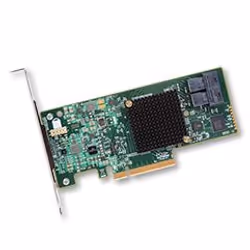 Broadcom SAS 9300-8i, PCIe, SAS, SATA, 2 x Mini SAS HD SFF8643, Vert, Gris, 2800000 h, EMC: Class B-US (CFR 47, P15B); ICES-0 ...