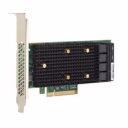 Broadcom 9400-16i, PCIe, SAS, SATA, Profil bas, Noir, Vert, Métallique, 4500000 h, 11,95 W