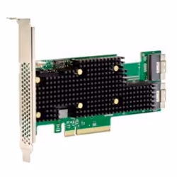 Broadcom eHBA 9620-16i, PCIe, SAS, SATA, Hauteur totale / Profil bas, PCIe 4.0, Noir, Vert, Argent, 5000000 h