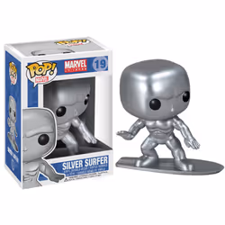 Abysse Corp Pop! Bobble: Marvel: Silver Surfer, 14 an(s), Marvel Heroes, Argent, Vinyl