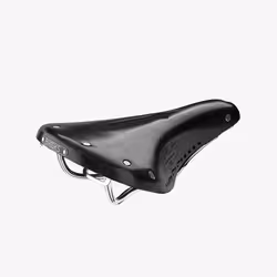 Brooks B17 Carved Short, Selle de vélo, Course de route, Femmes, Noir, Monochromatique, Cuir