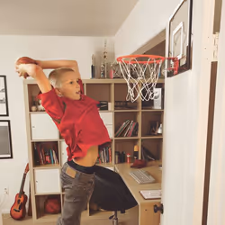 SKLZ HP01-000-02 cercle de panier de basket 14 cm Rouge