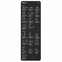 SKLZ TRAINERMAT, Noir, Image, Lavage à la main, 609 mm, 1828 mm, 4,5 mm