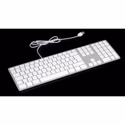 Matias FK318S-DE clavier USB QWERTZ Allemand Argent