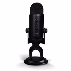 Blue Microphones Yeti, Microphone de table, 20 - 20000 Hz, 0,5%, 16 bit, 48 kHz, 4,5 mV/Pa