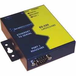 Brainboxes ES-320, Interne, Avec fil, RS-232, Ethernet, 100 Mbit/s, Multicolore