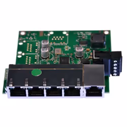 Brainboxes SW-105 commutateur réseau Fast Ethernet (10/100) Vert - Vue supplémentaire 4