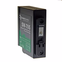 Brainboxes SW-705 commutateur réseau Non-géré Fast Ethernet (10/100) Noir