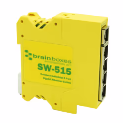 Brainboxes SW-515, Non-géré, Gigabit Ethernet (10/100/1000), Grille de montage