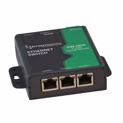 Brainboxes SW-005 commutateur réseau Non-géré Fast Ethernet (10/100) Noir, Vert - Vue supplémentaire 5