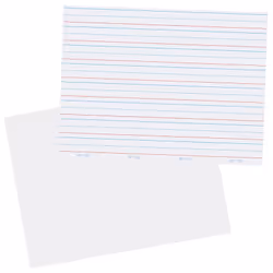 Pacon PLB8511, Blanc, 5 feuilles, Papier ligné, 27,9 cm, 20,3 cm, Garçon/Fille