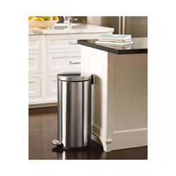 simplehuman CW1810 poubelle 30 L Rond Acier inoxydable
