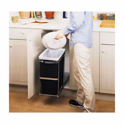 simplehuman CW1124 trieur de déchets de cuisine Noir
