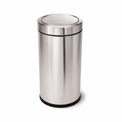 simplehuman CW1442, 55 L, Rond, Acier inoxydable, Acier inoxydable, Manuel, Acier inoxydable