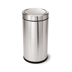 simplehuman CW1442 poubelle 55 L Rond Acier inoxydable