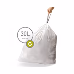 simplehuman CW0257 sac plastique Blanc 60 pièce(s)