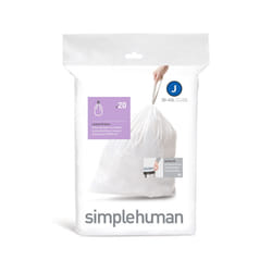 simplehuman CW0169 sac poubelle 45 L Blanc 20 pièce(s)
