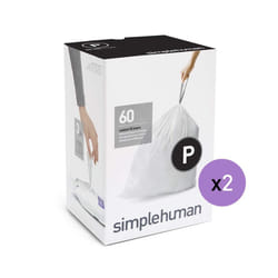 simplehuman 838810003269 sac poubelle 50 L Blanc