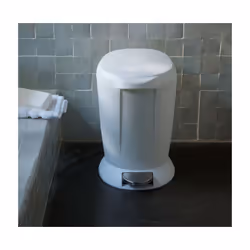 simplehuman CW1318 poubelle 6 L Rond Plastique Blanc