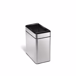 simplehuman CW1225, 10 L, Rectangulaire, Acier inoxydable, Acier inoxydable, 158 mm, 288 mm