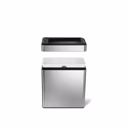 simplehuman CW1225 10 L Rectangulaire Acier inoxydable