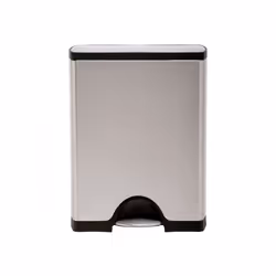 simplehuman CW1830 poubelle 46 L Rectangulaire Acier inoxydable