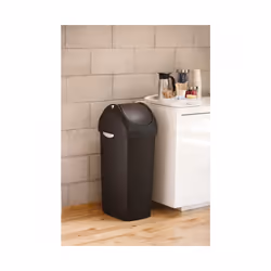 simplehuman CW1333 poubelle 60 L Rectangulaire Plastique Noir